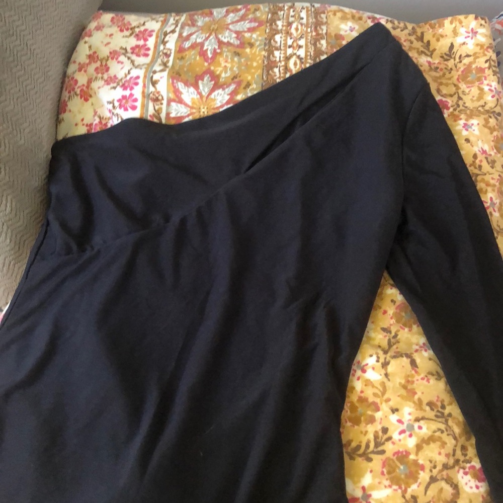 21 Saint asymmetrical one sleeve bodysuit size small